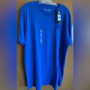 Under Armour Men’s Bright Blue Short Sleeve Logo Tee